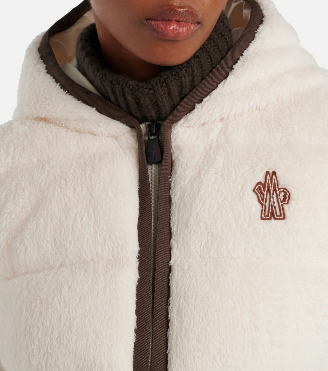 Moncler Grenoble - Hooded fleece down jacket