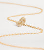 Yellow Gold and Pavé Diamond Legacy Knot Necklace