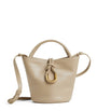 Neutral Small Leather Liberta Bucket Bag