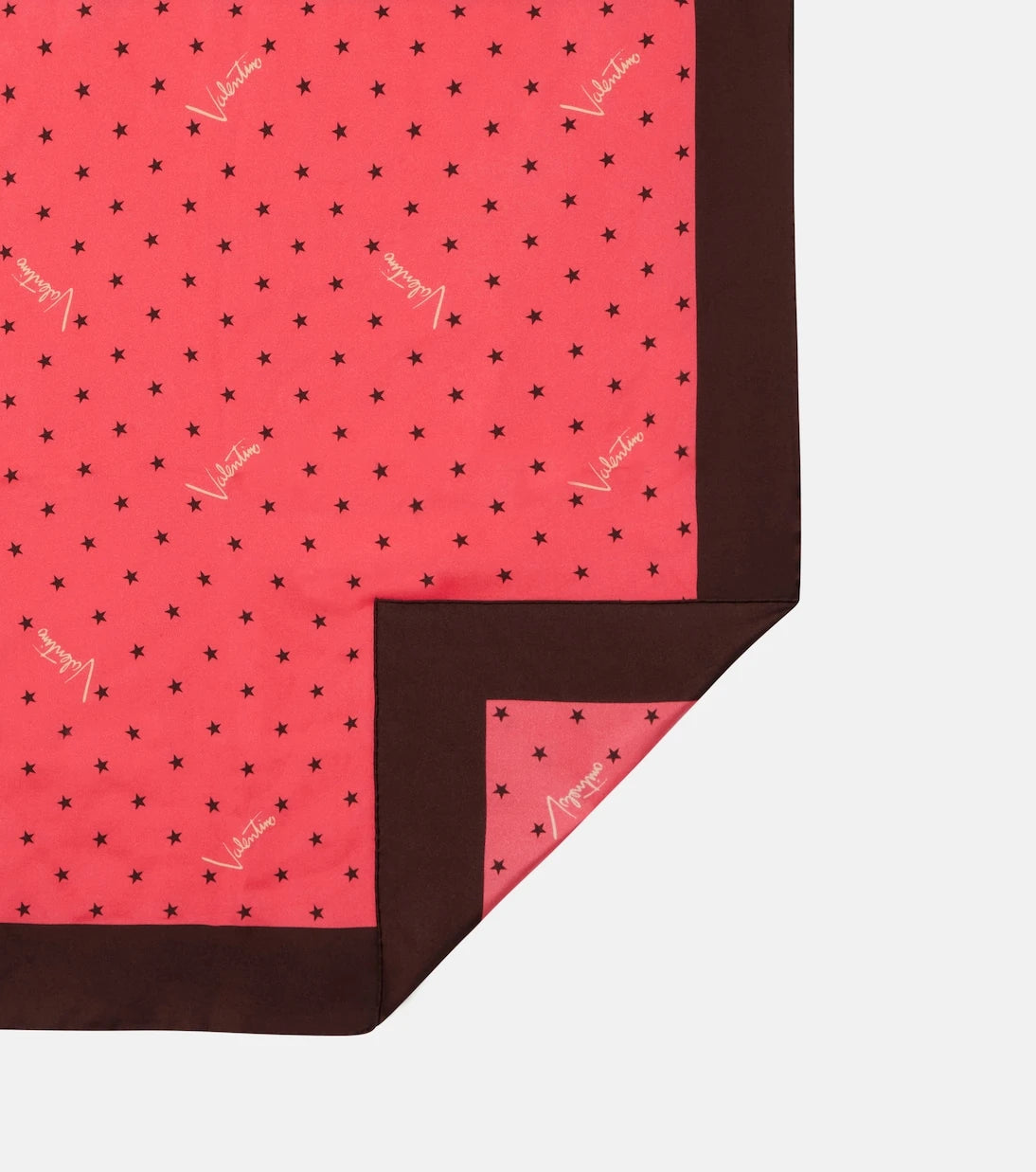 Valentino - Printed silk twill scarf
