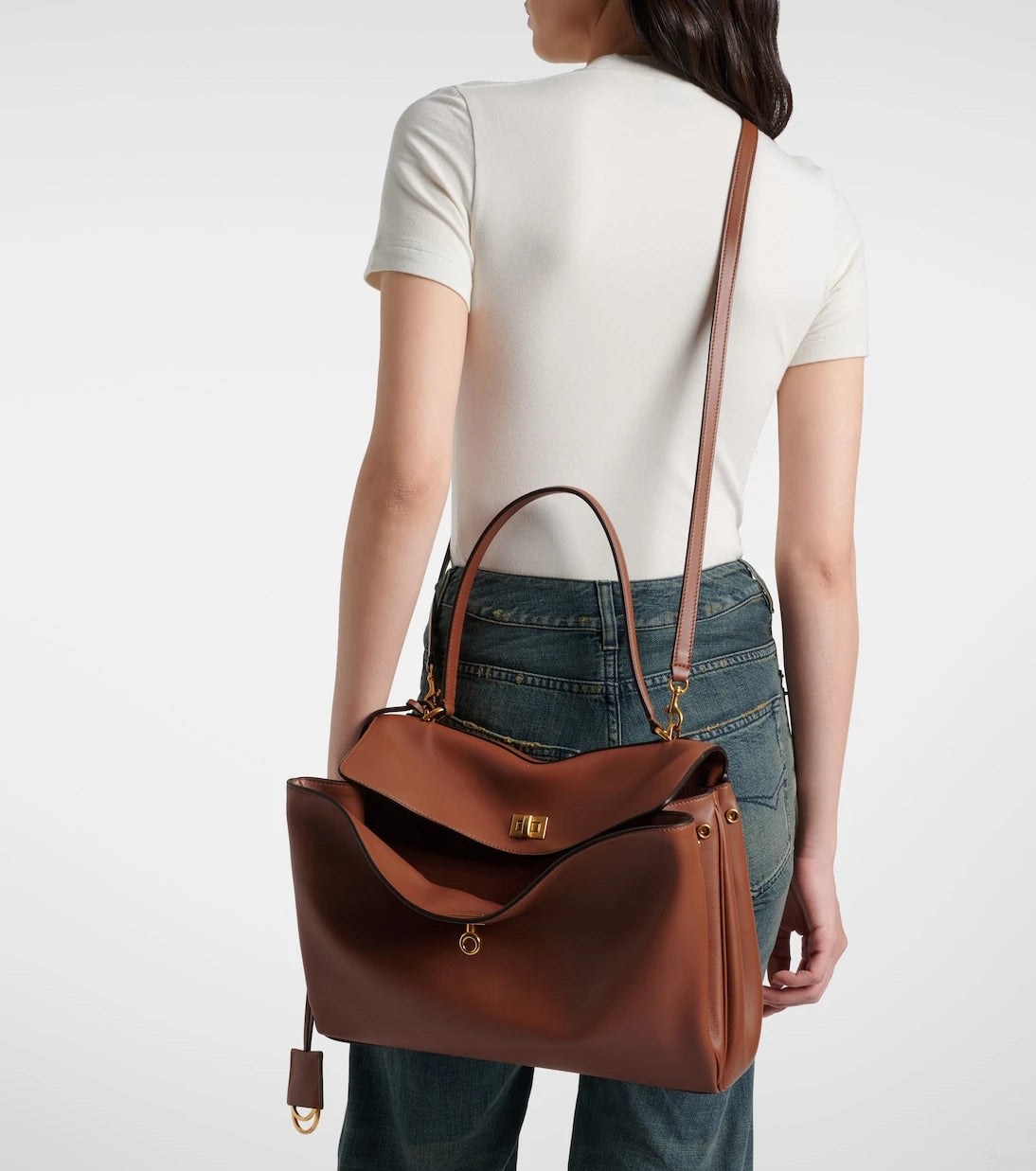 Balenciaga - Rodeo Medium leather tote bag