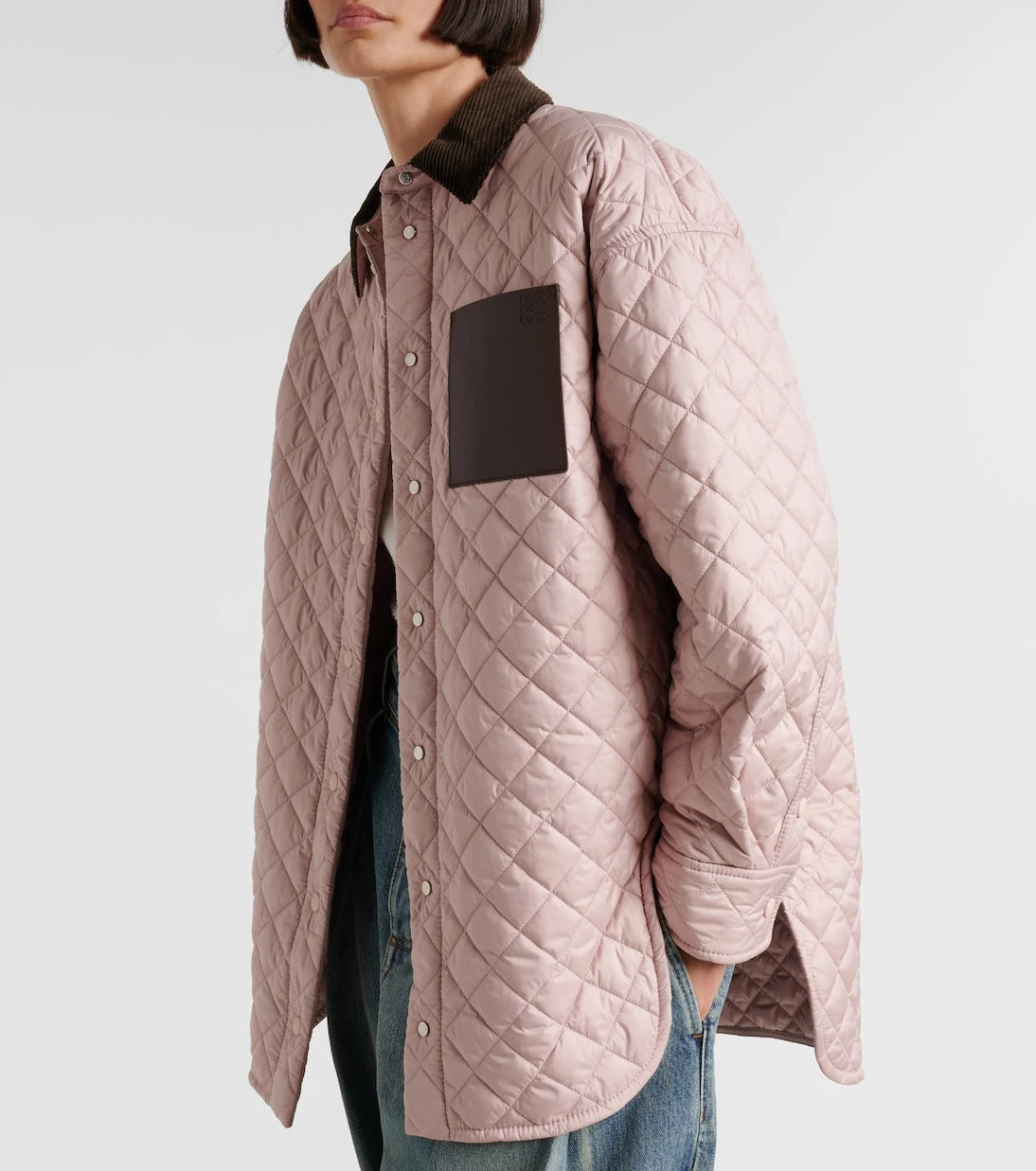 Loewe - Anagram kapitone deri şeritli ceket