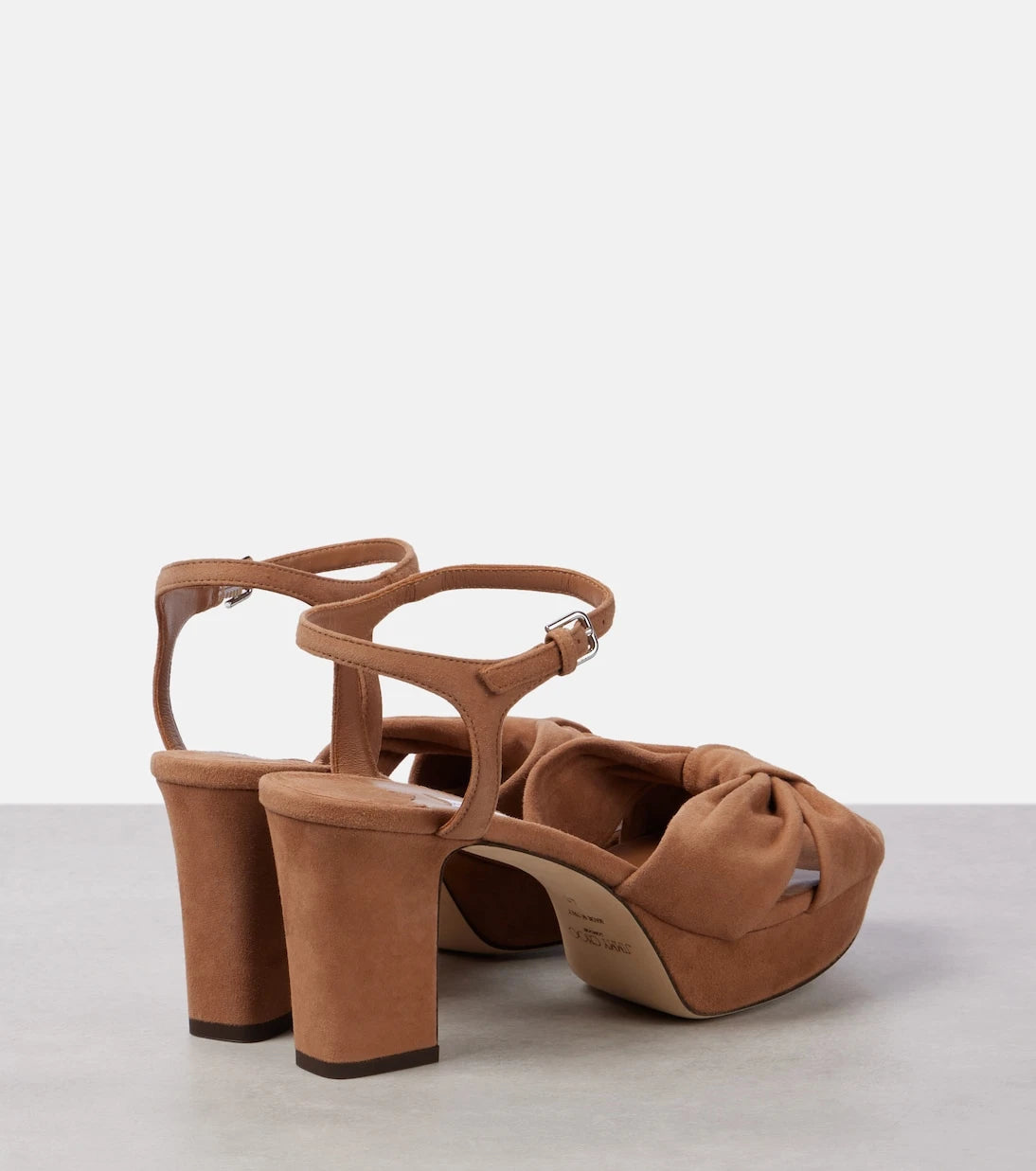 Jimmy Choo - Heloise 80 suede platform sandals