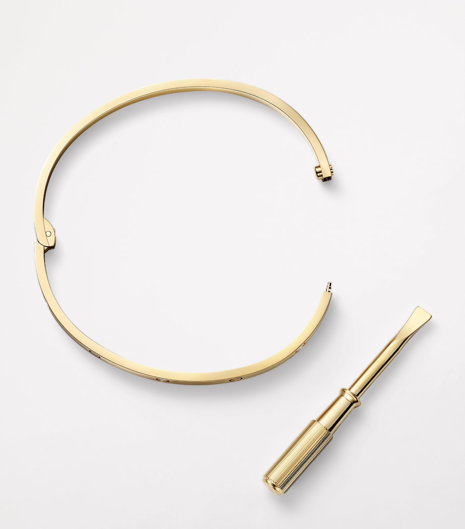 Cartier LOVE Small Yellow Gold 6-Diamond Bracelet