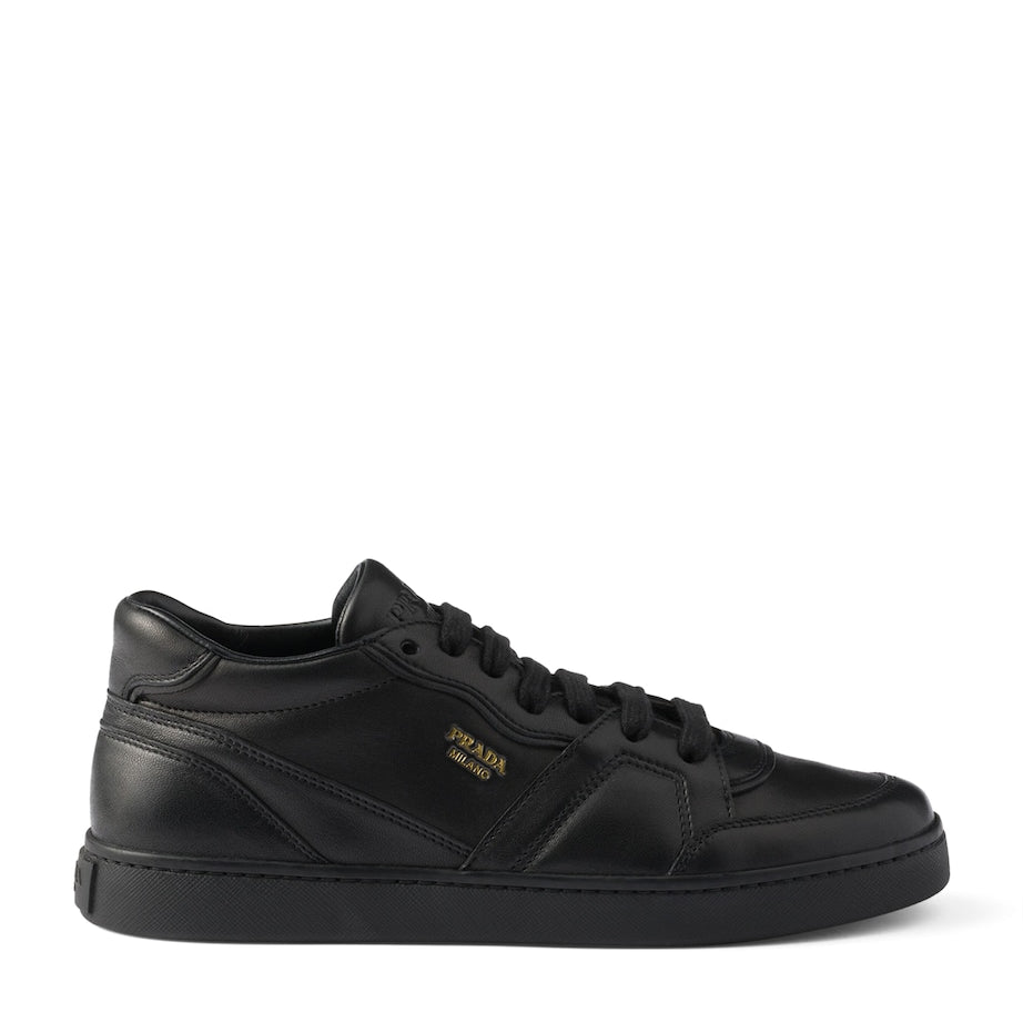 Prada Black Nappa Leather Sneakers