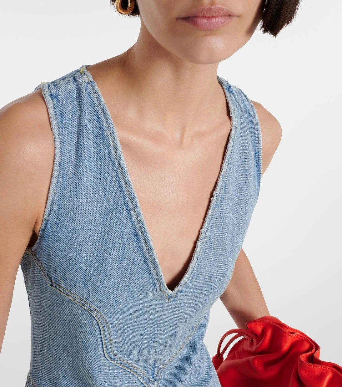 Re/Done - Western denim midi dress