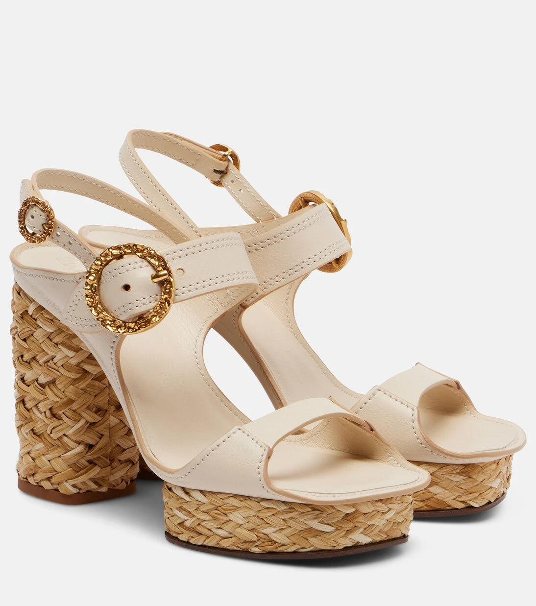 Zimmermann - Talia leather slingback sandals
