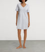 Cotton Short-Sleeve Nightdress POWDER BLUE