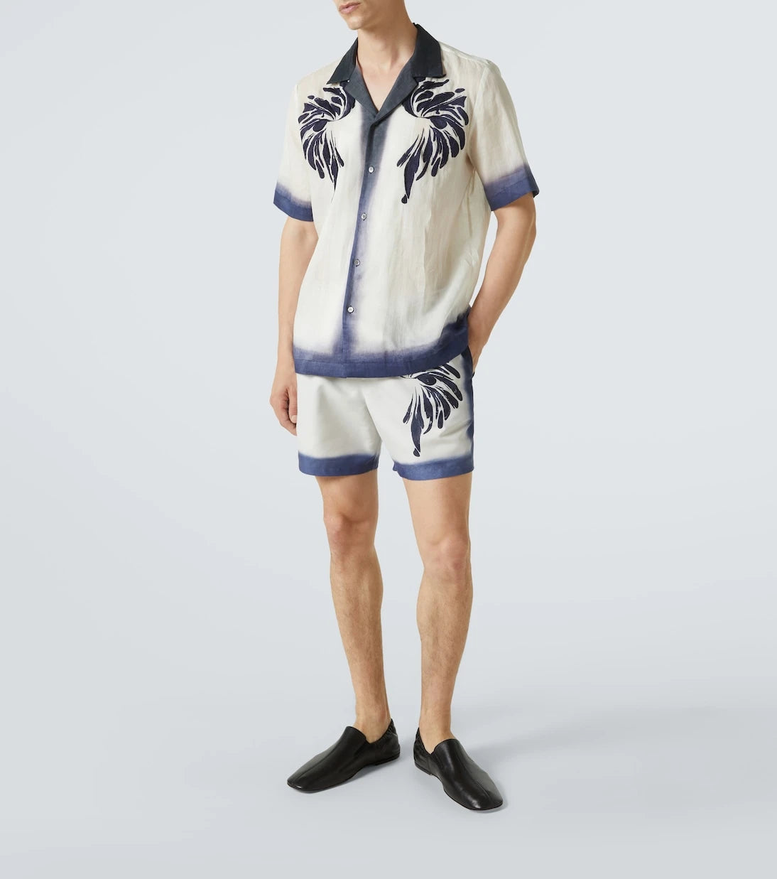 دريس فان نوتن - قميص بولينج مطرز