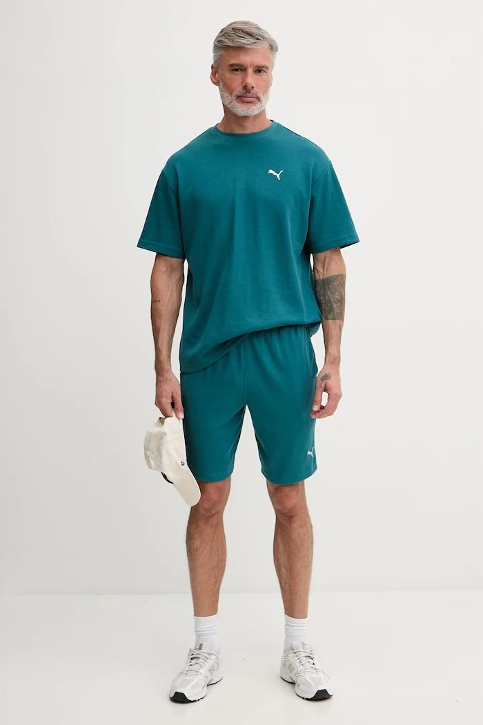 Puma Erkek Pamuklu Kısa Spor Şortu Essential Elevated