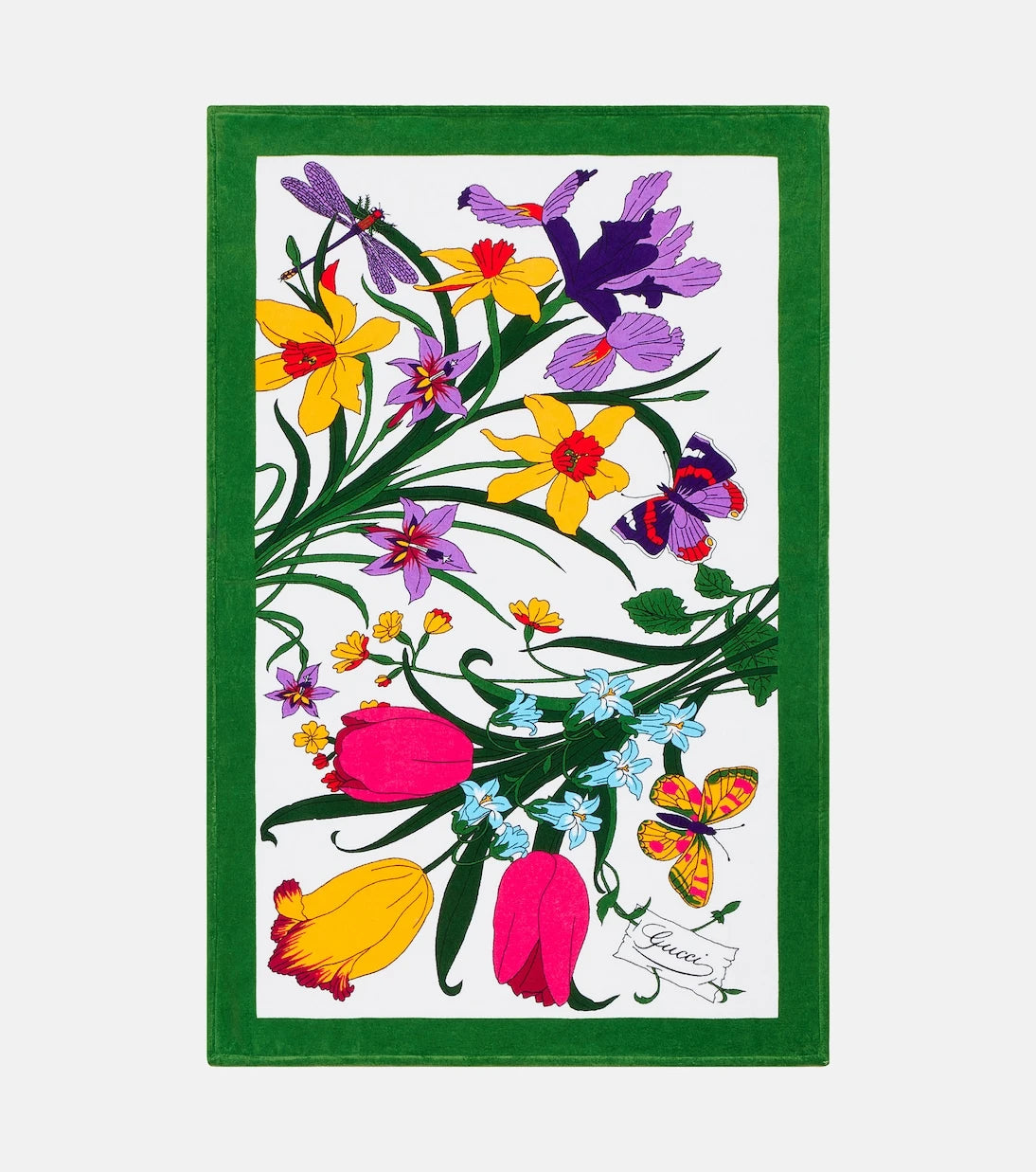 Gucci - Gucci Flora cotton terry beach towel