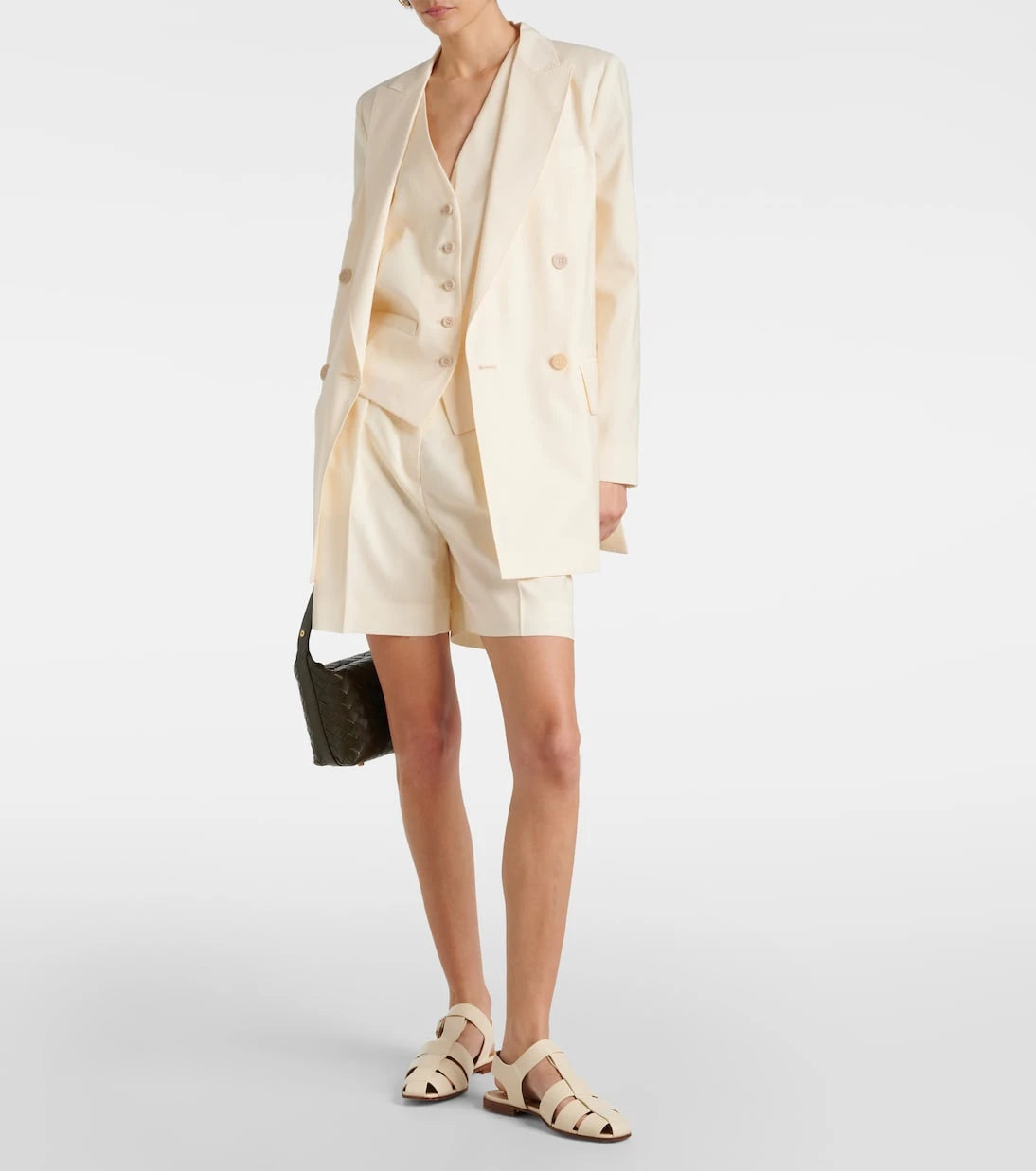 Max Mara - Double-breasted virgin wool blazer