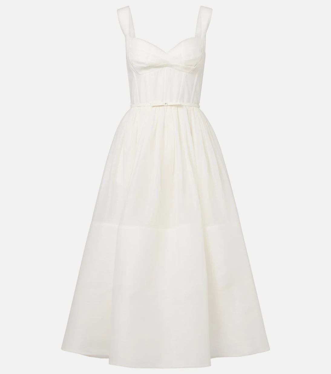 Zimmermann - Dawning linen and silk midi dress
