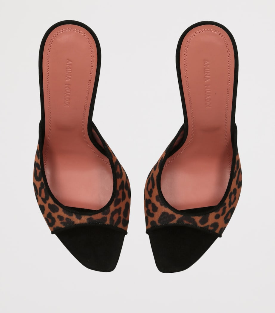 Mesh Leopard Print Alexa Mules 95