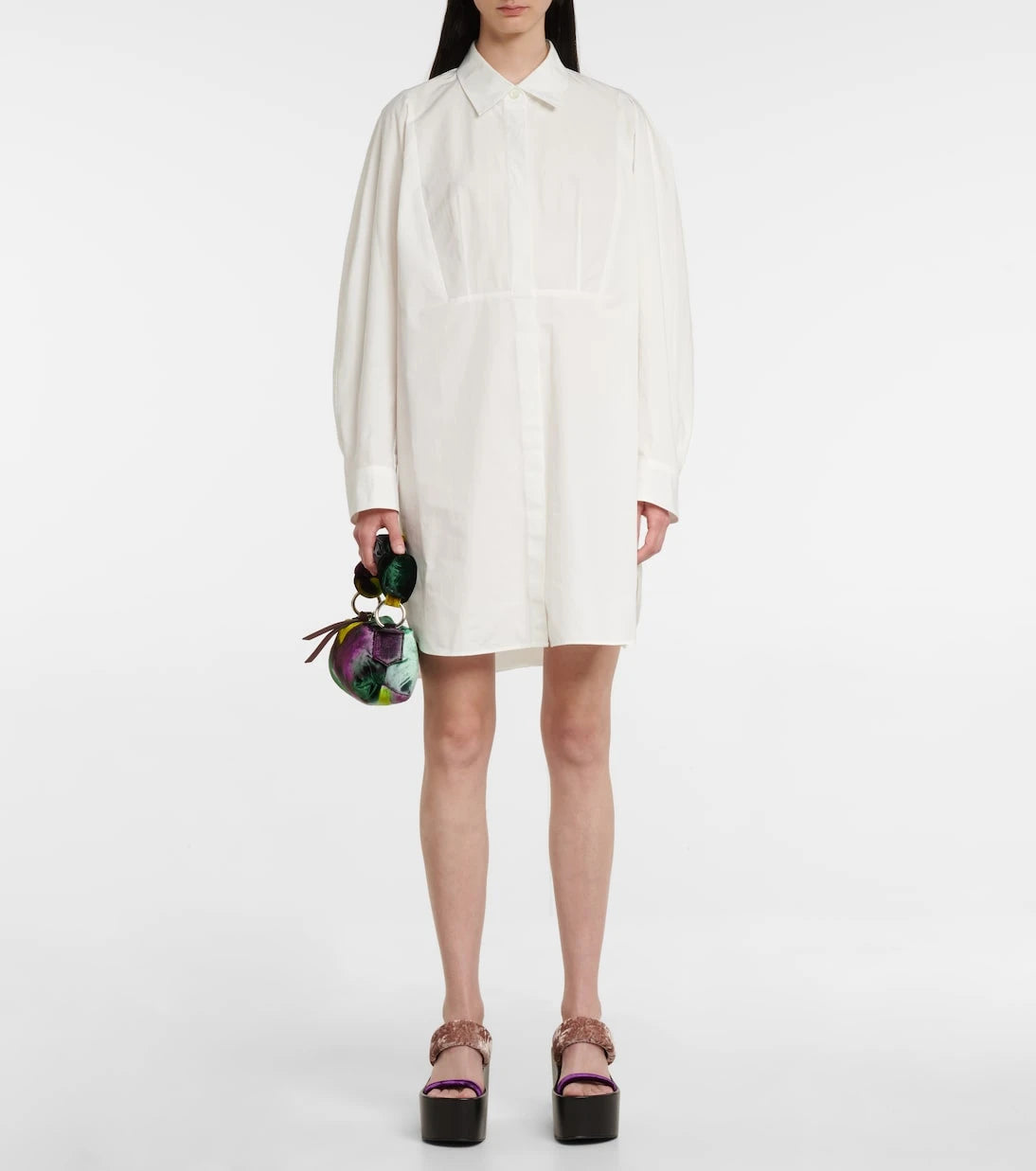 Dries Van Noten - Taffeta shirt dress