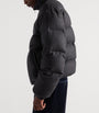 Prada Grey Cashmere-Down Puffer Coat