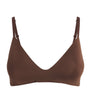 Skims Brown Wireless T-Shirt Bra