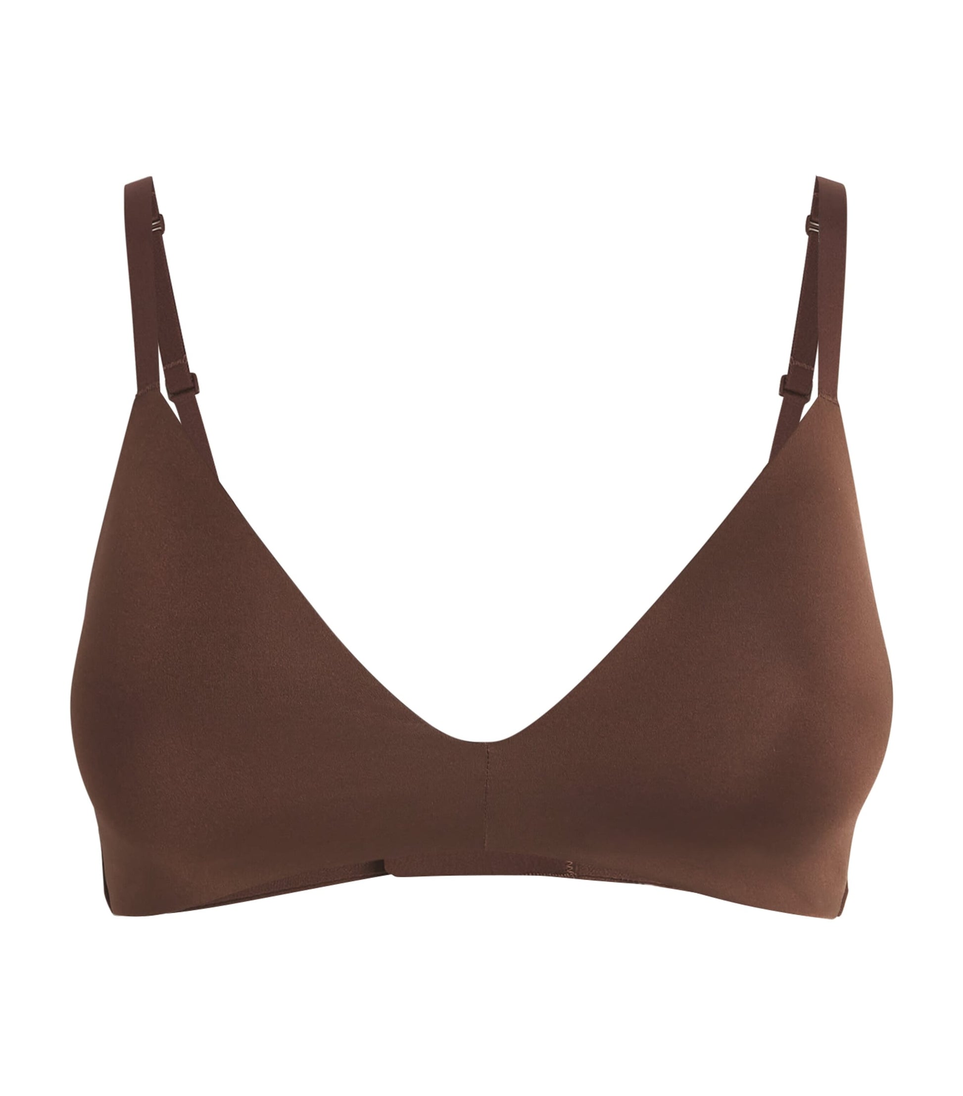 Skims Brown Wireless T-Shirt Bra