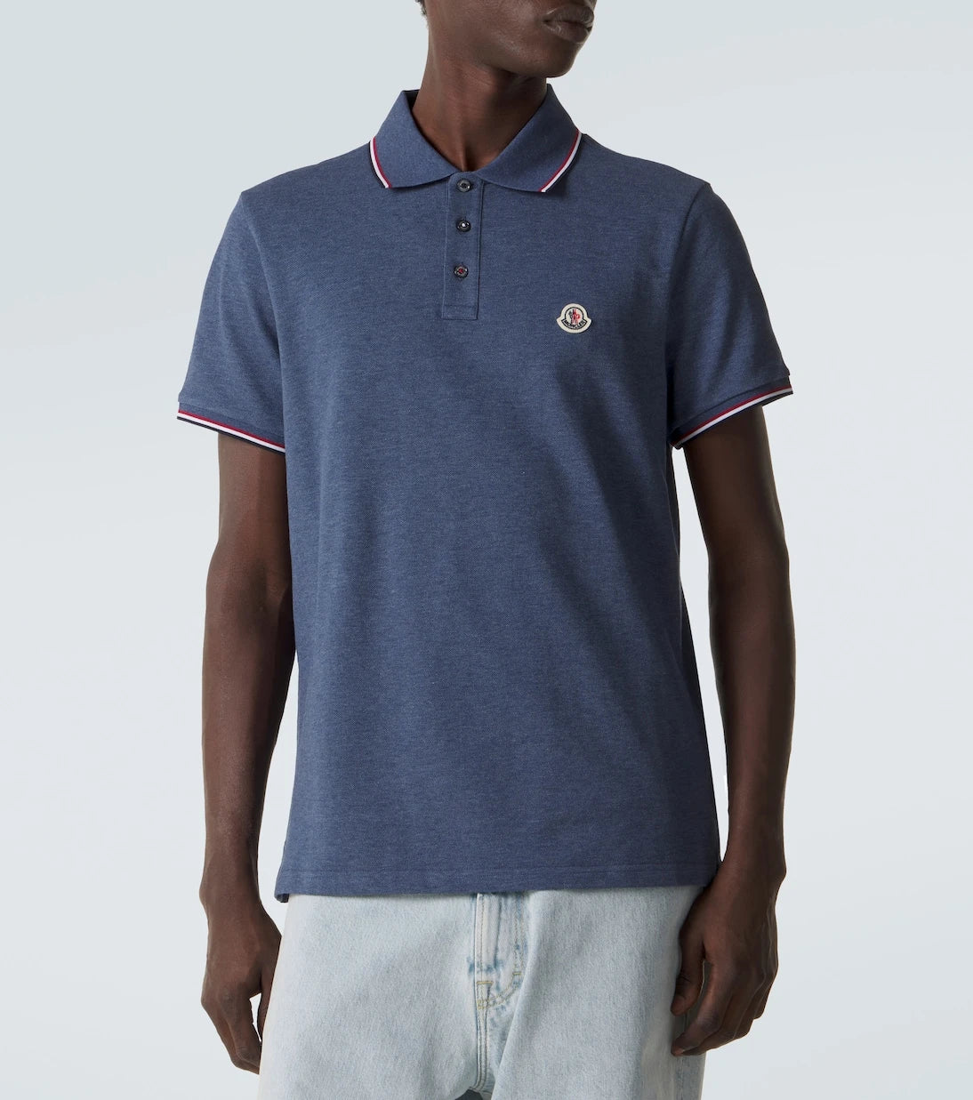 Moncler - Cotton piqué polo shirt