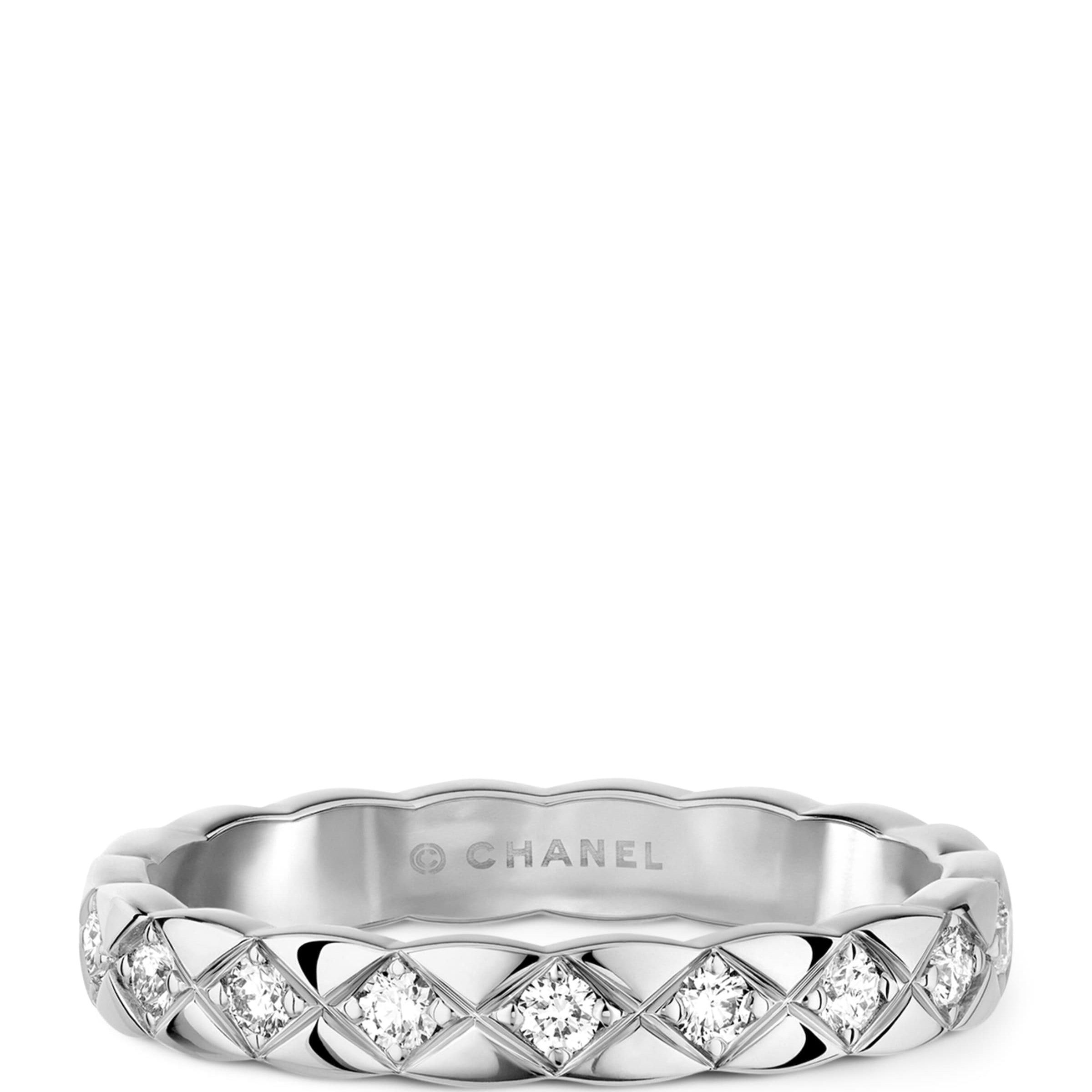 White Gold and Diamond Coco Crush Ring
