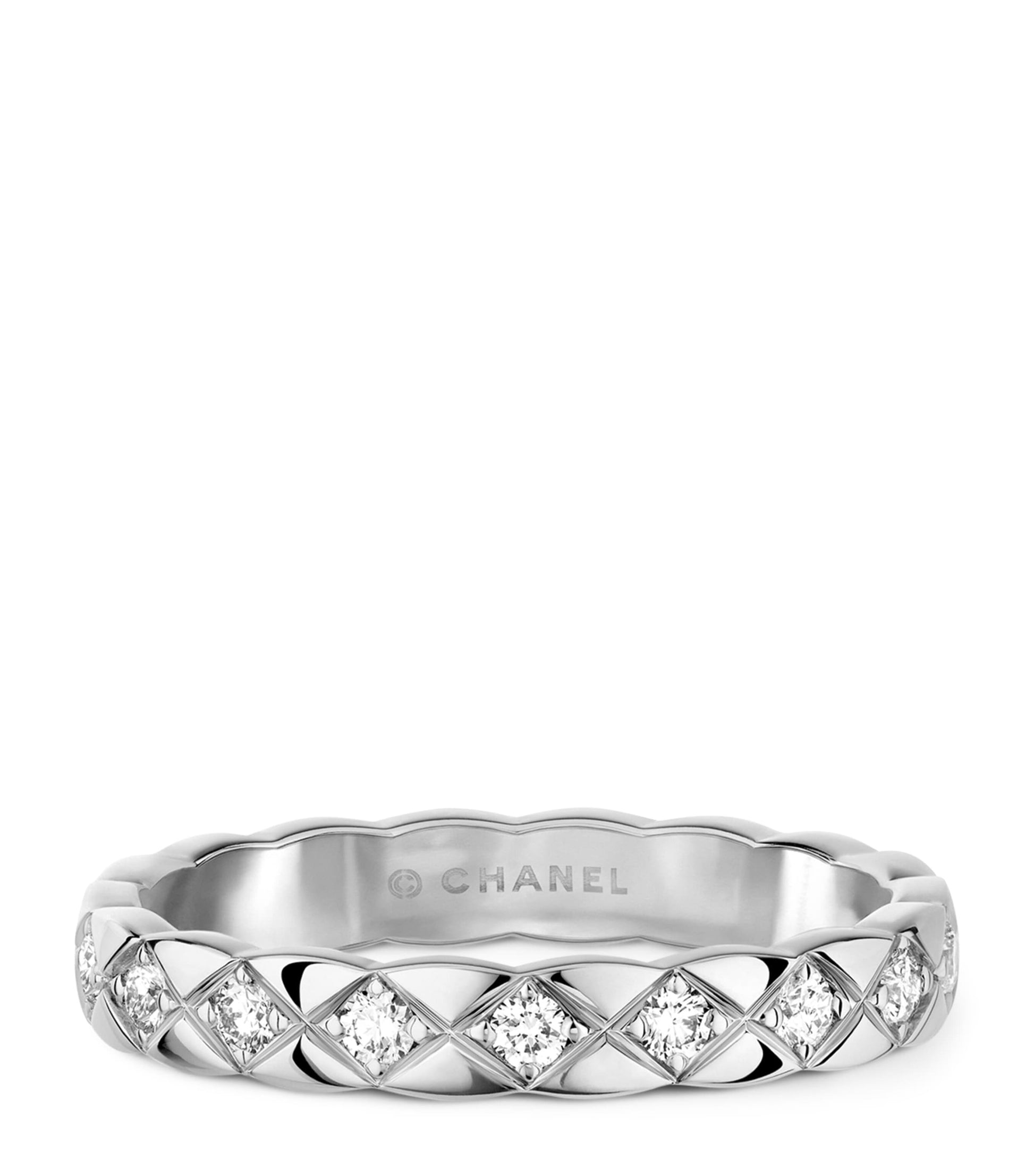 White Gold and Diamond Coco Crush Ring