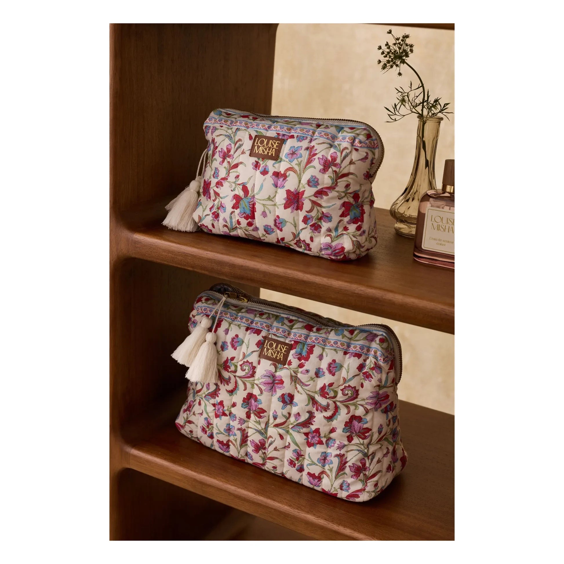 Louise Misha - Teiki toiletry bag | Cream