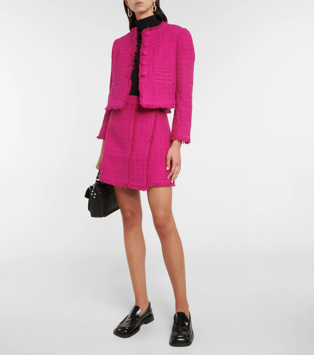 Proenza Schouler - White Label cotton bouclé miniskirt
