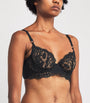 Simone Perele Black Lace Précieuse Half-Cup Bra