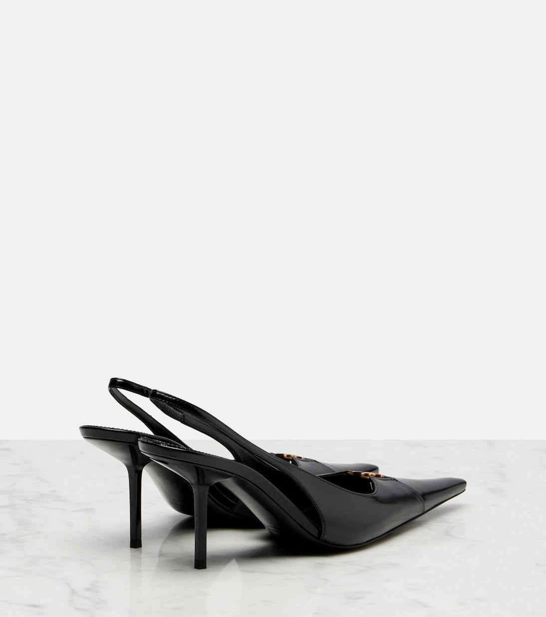 Saint Laurent - Babylone Breteuil 75 slingback pumps