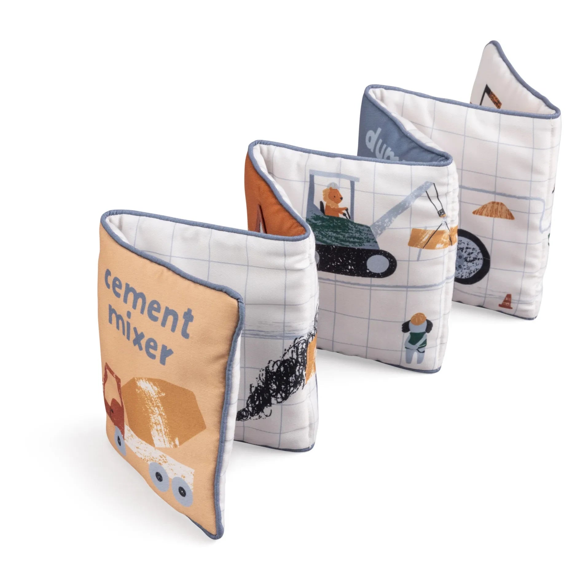 Sebra - Builders soft toy book