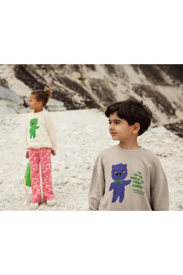 Детски памучен суичър Mini Rodini Alien