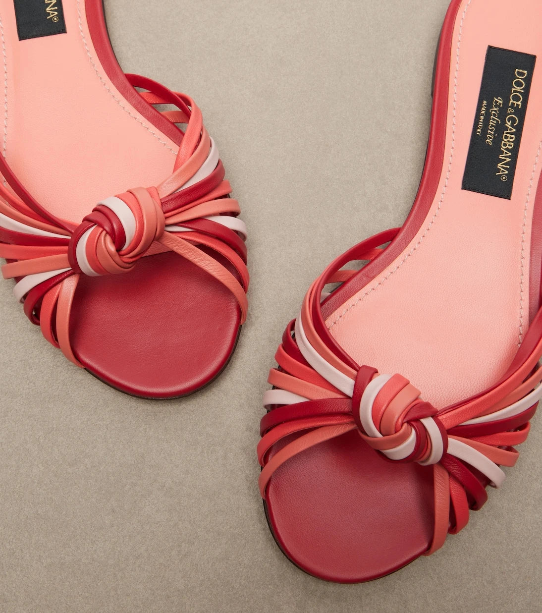 Dolce&Gabbana - صندل Bianca 2.0 الجلدي