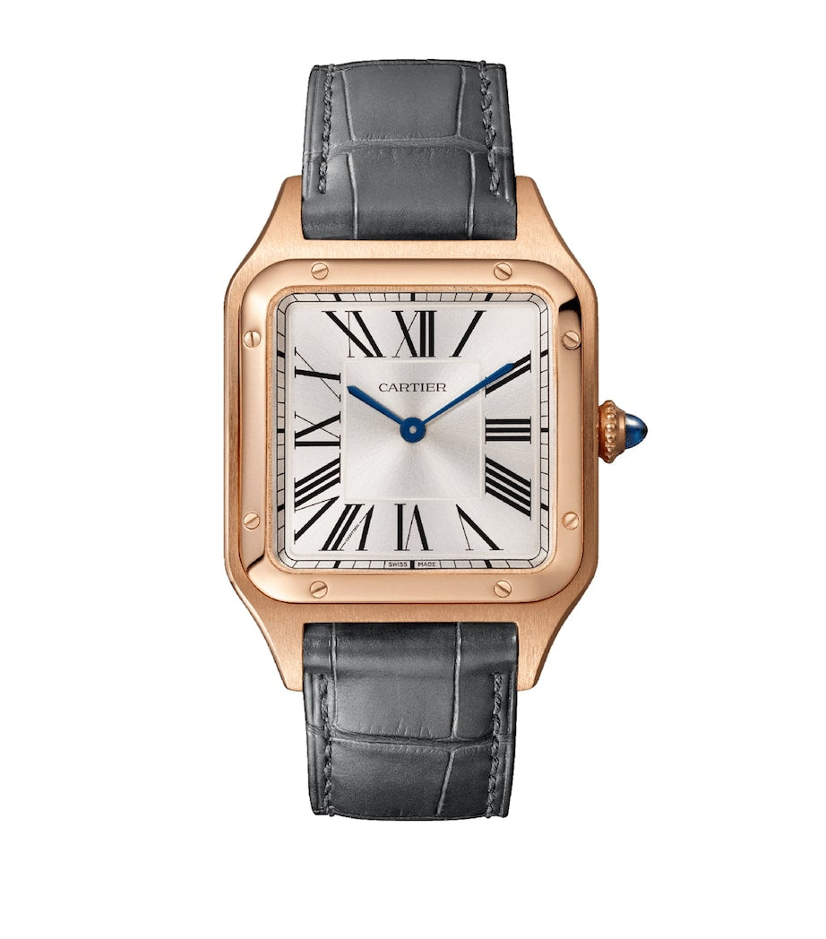 Rose Gold Santos-Dumont Watch 31.4mm