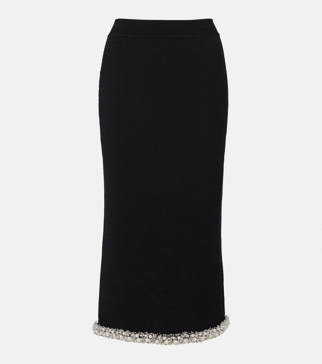 Simkhai - Idina embellished knitted pencil skirt