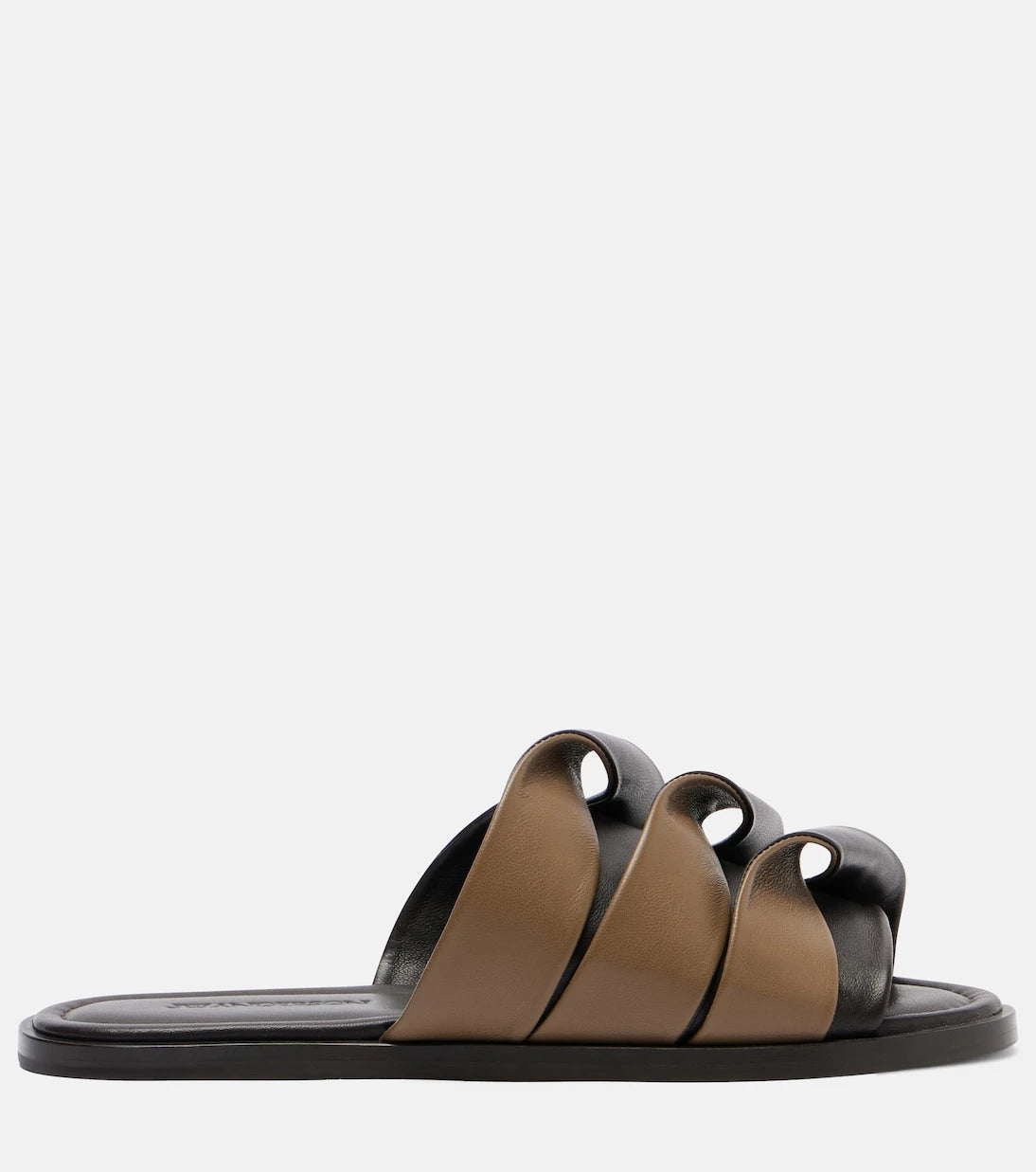JW Anderson - Coil leather slides