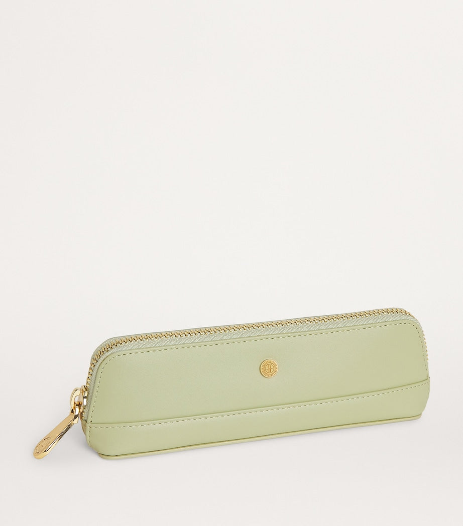 Slim Leather Pencil Case