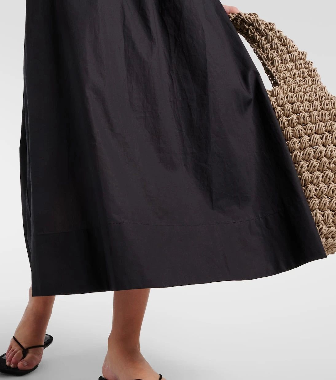 Faithfull - Dominquez strapless cotton midi dress