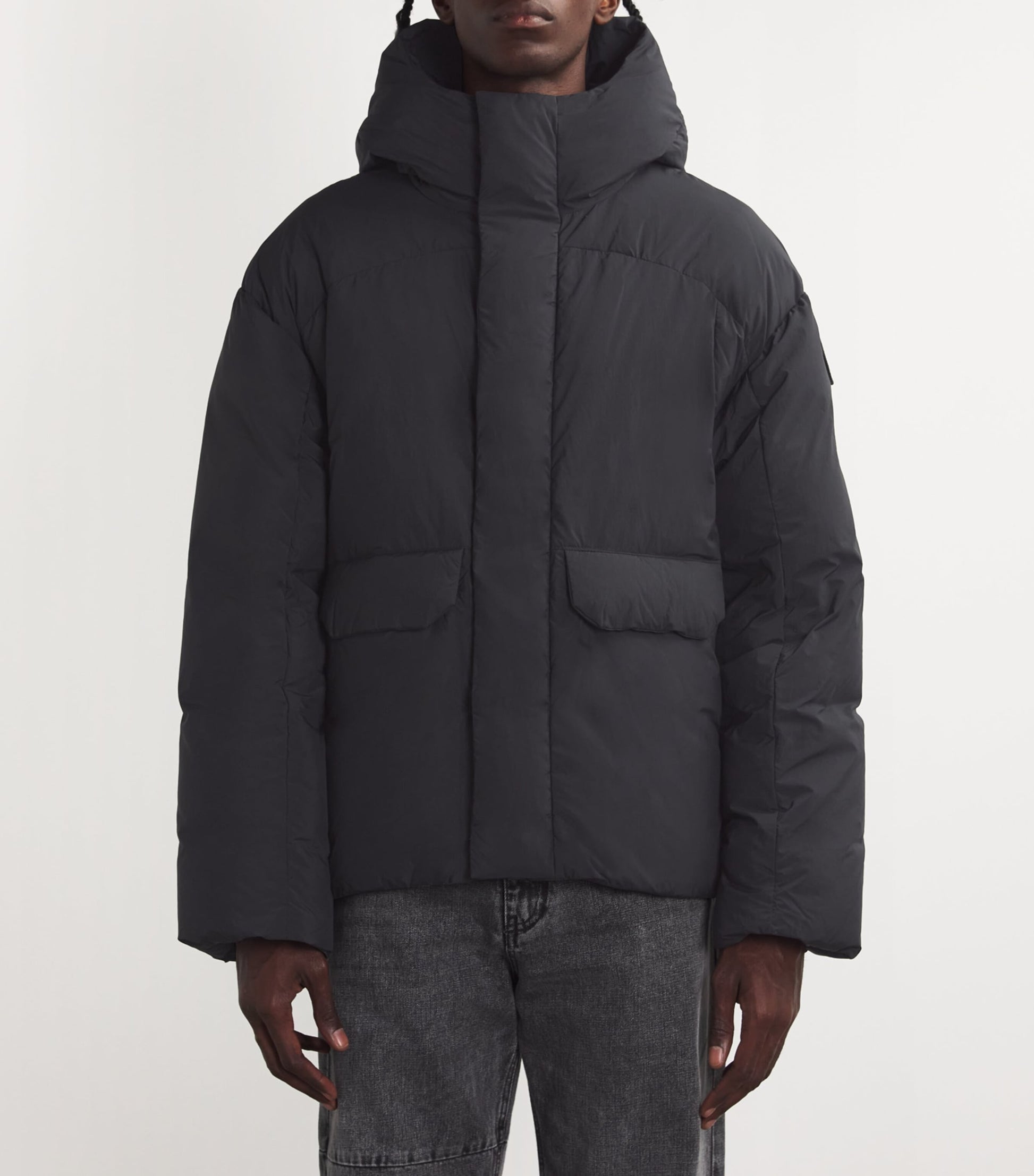 Black Down Wilu Puffer Jacket