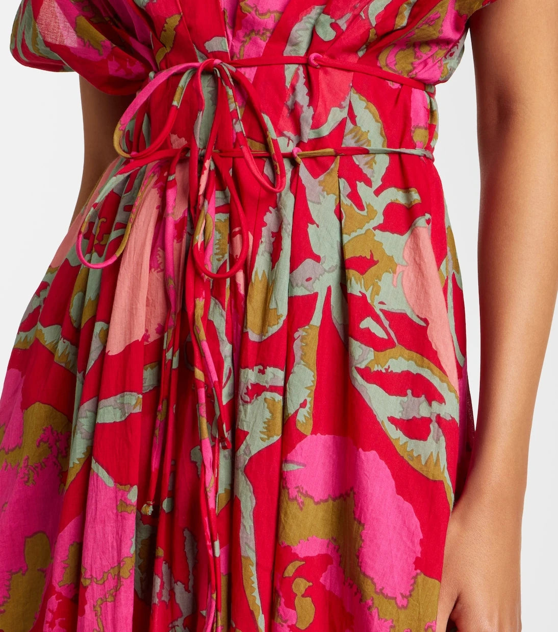 Velvet - Leilani printed cotton midi dress