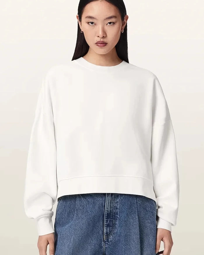 AllSaints kadın pamuklu sweatshirt ESME