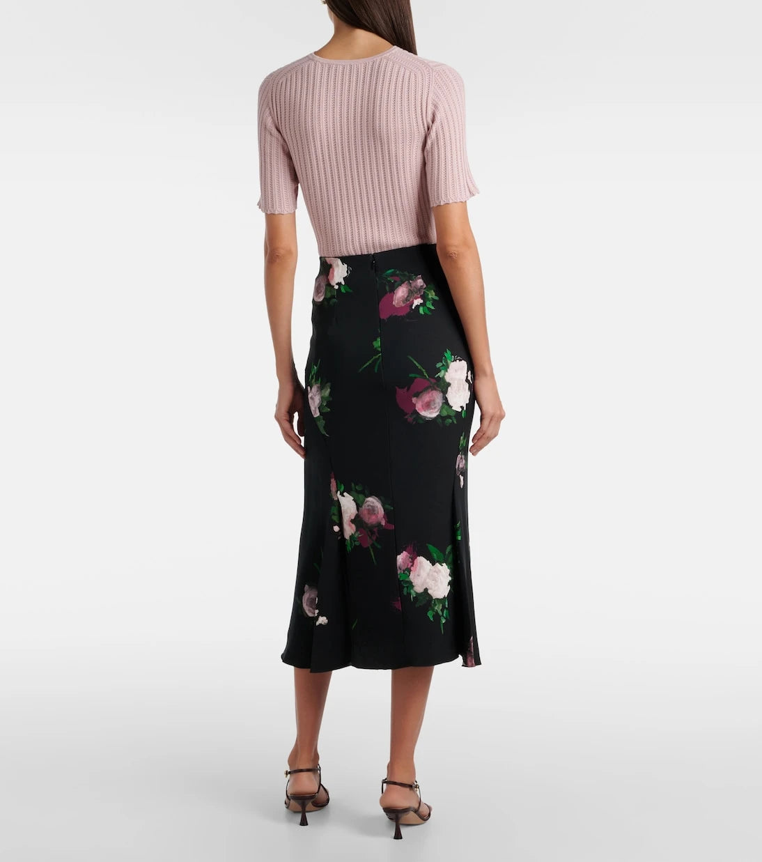 Erdem - Floral midi skirt
