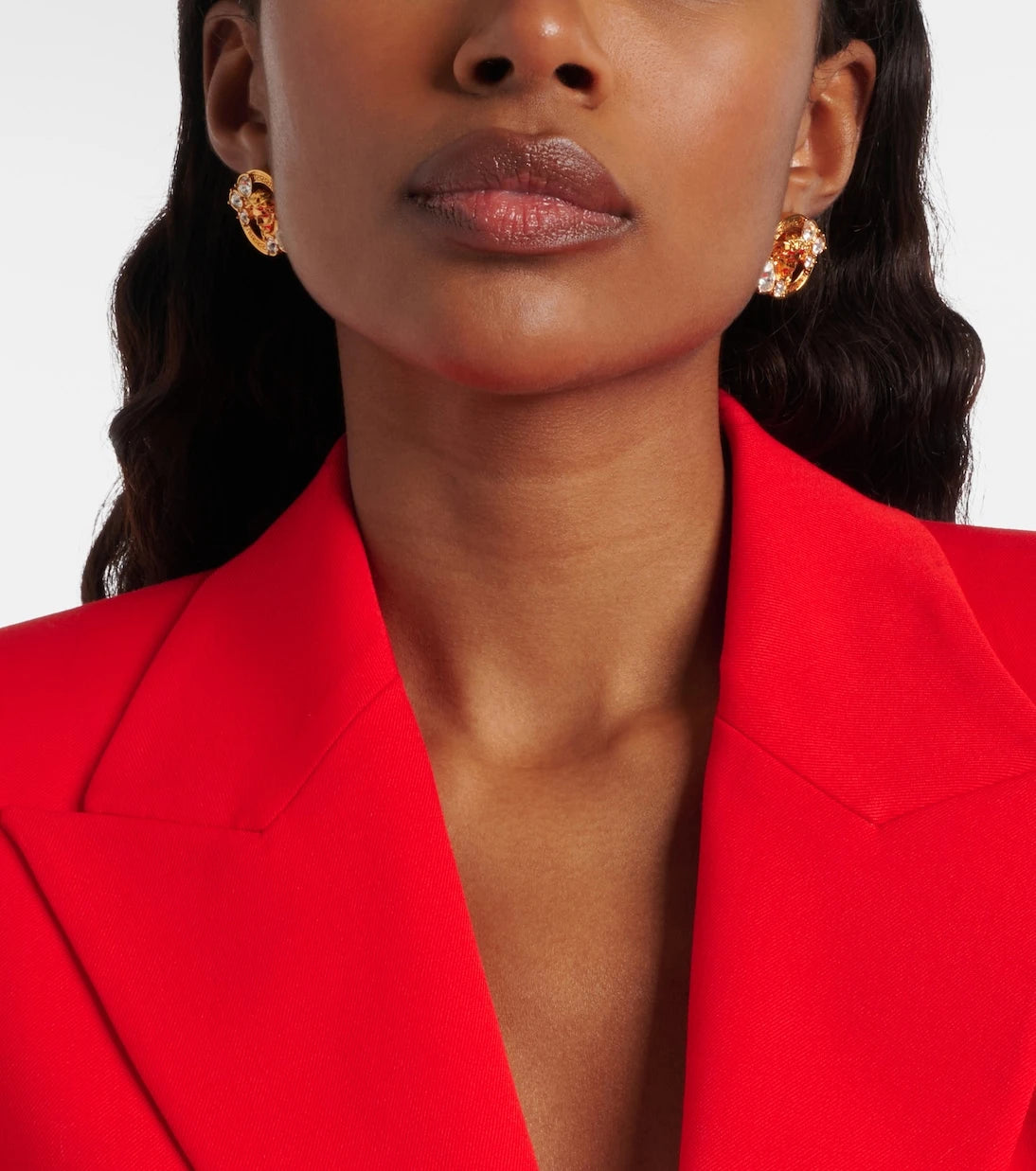 Versace - Medusa crystal-embellished earrings