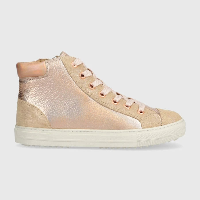 Детски кожени маратонки Pom D'api SWAG ZIP LACE
