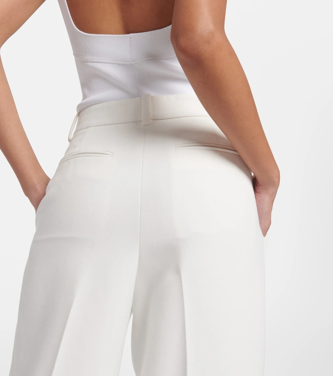 Khaite - Bacall mid-rise wide-leg pants