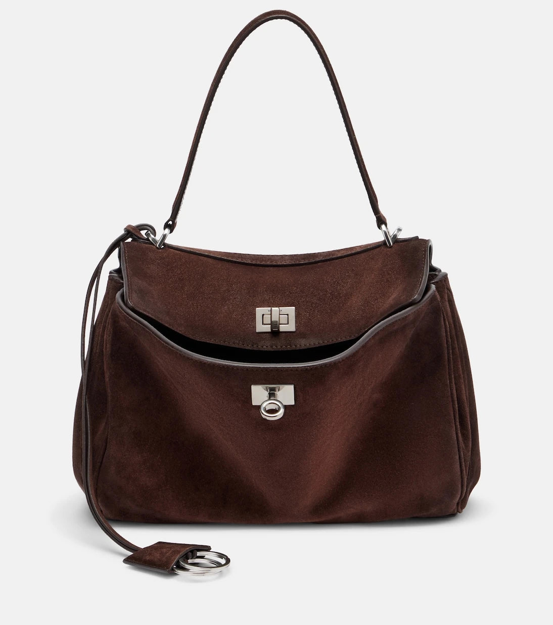 Balenciaga - Rodeo Small suede shoulder bag