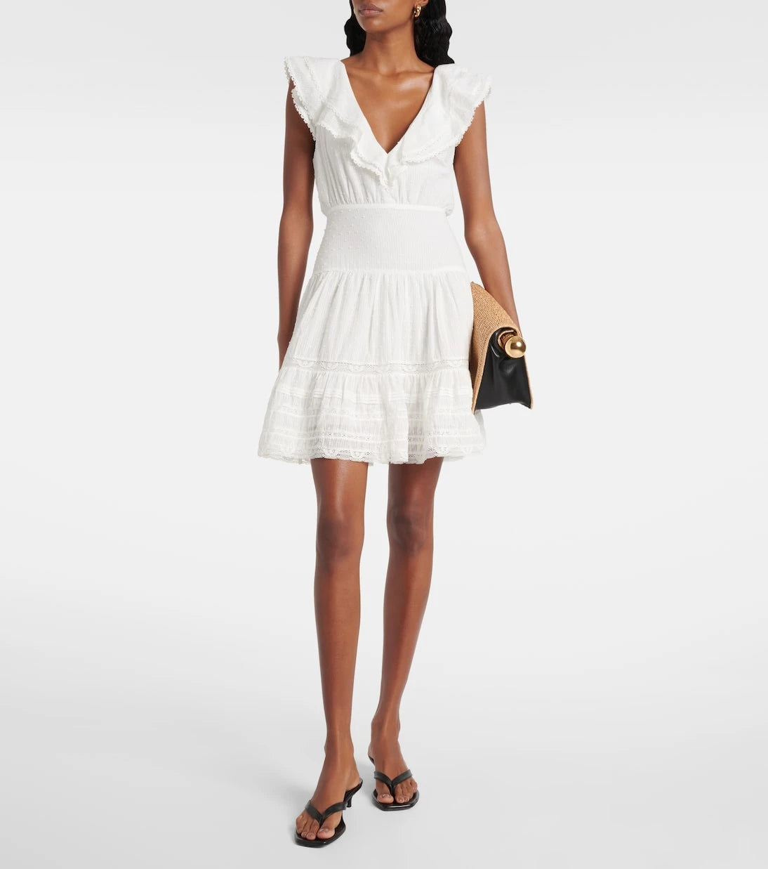 Poupette St Barth - Della striped cotton minidress