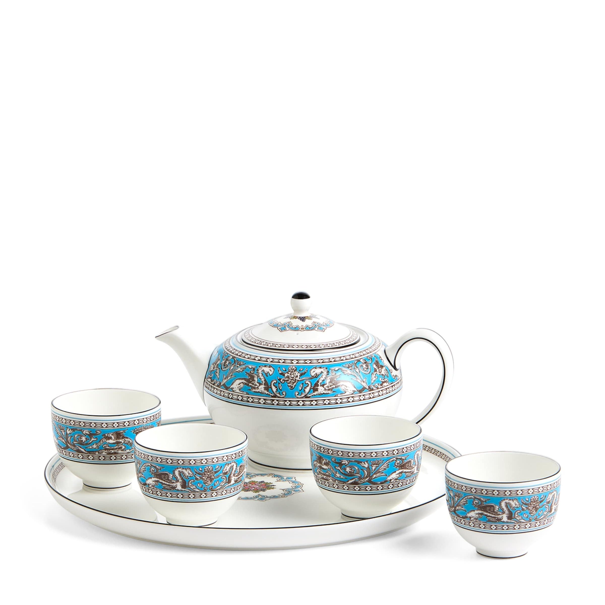 Florentine Turquoise Tea Set