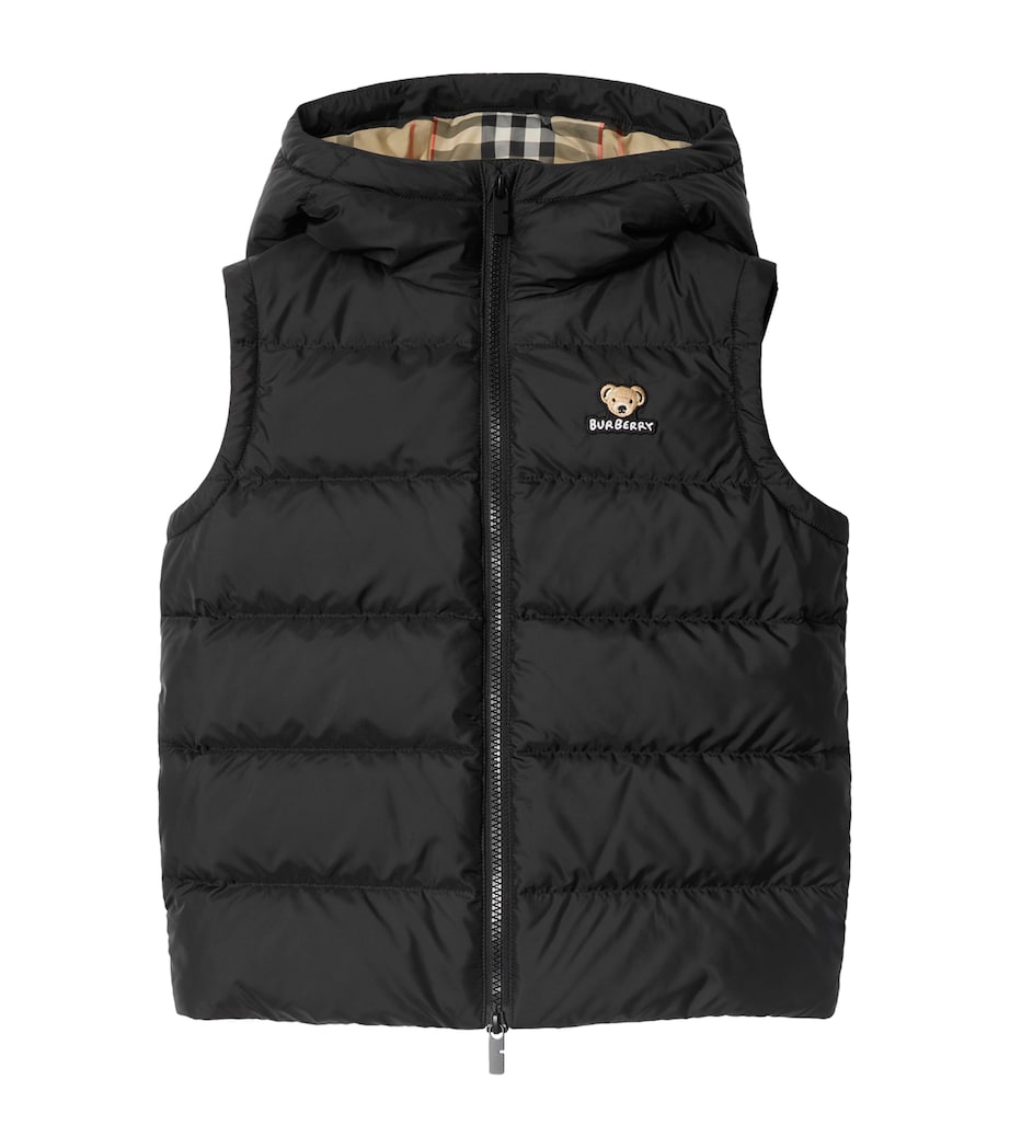 Burberry Kids Hooded Puffer Gilet (3-12 Years)