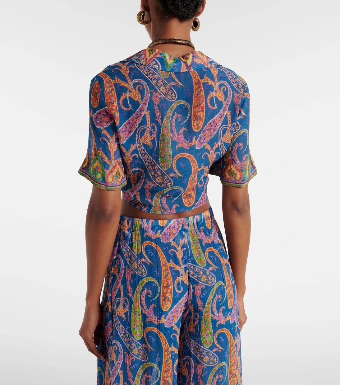 Etro - Paisley crop top
