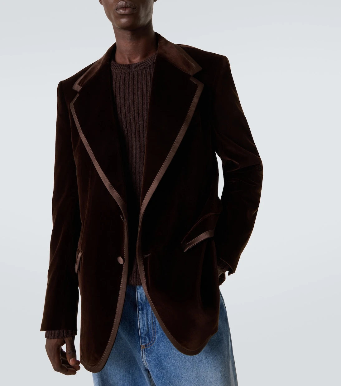 Dolce&Gabbana - Cotton and silk velvet blazer